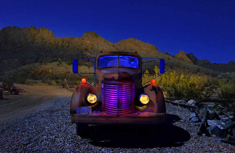 152 Cosmic Truck Lightpainting